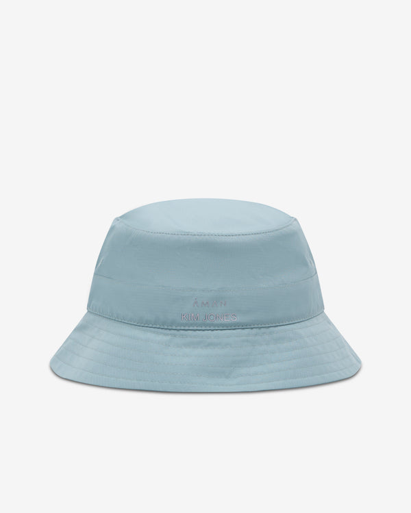 Aman - Kim Jones Logo Bucket Hat - (Mineral Blue)