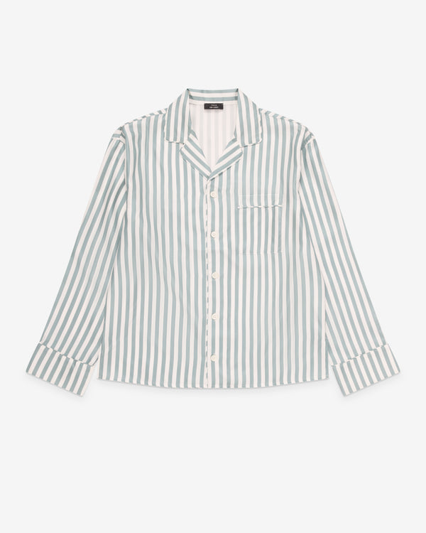 Aman - Kim Jones Striped Pyjama Shirt - (Mineral Blue Stripe)