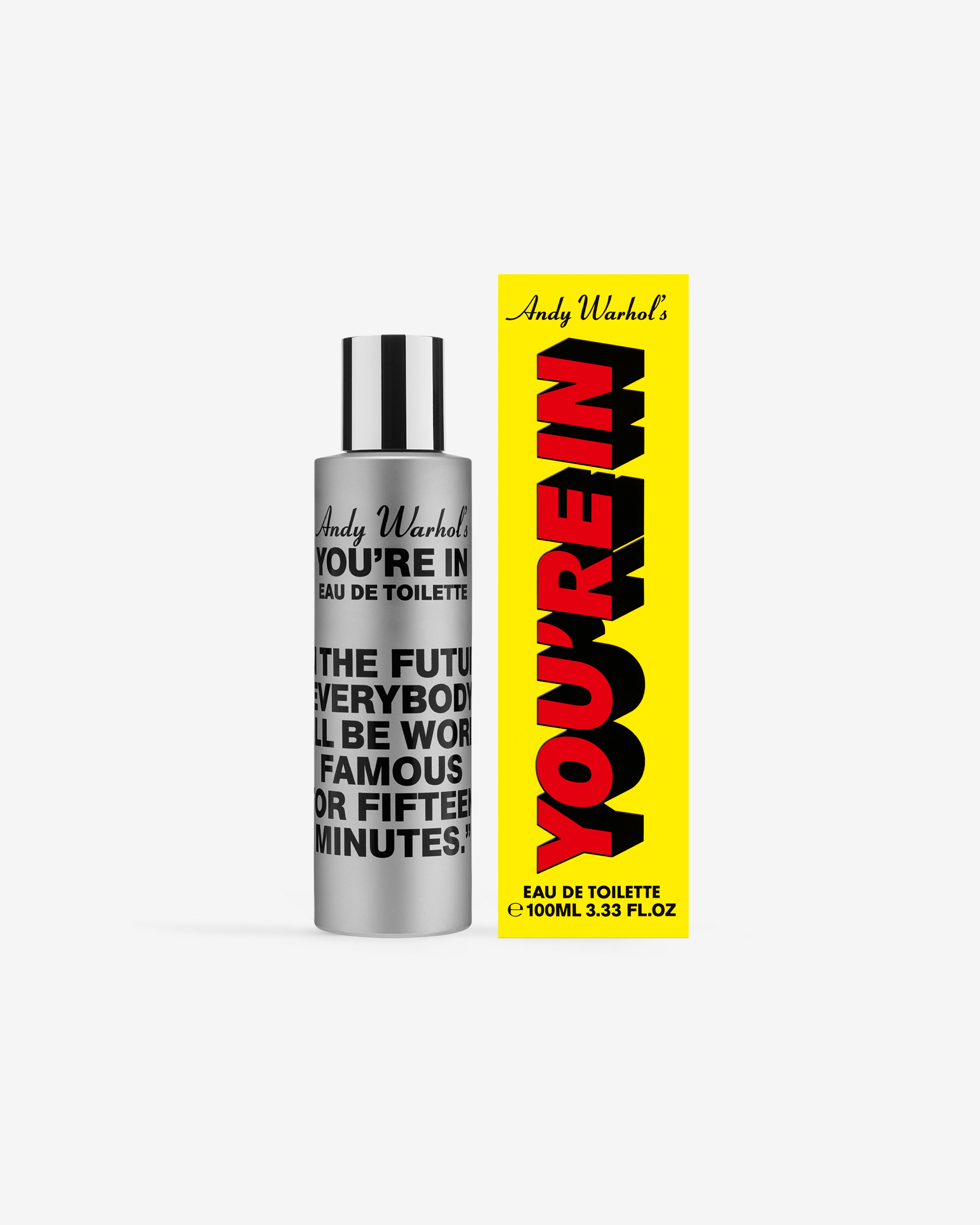 CDG Parfum: Andy Warhol's “You're In” WORLD FAMOUS Eau de Toilette