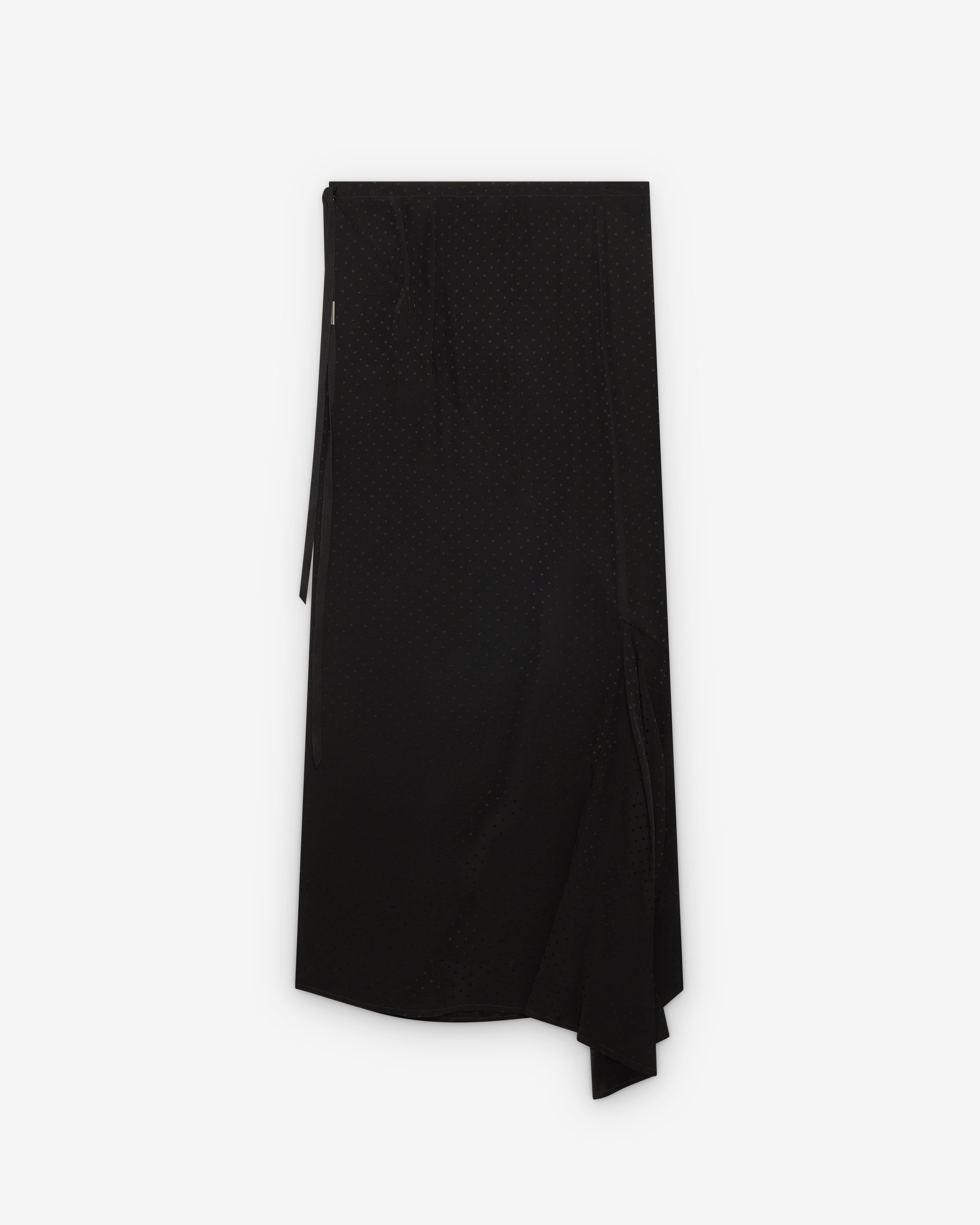 ANN DEMEULEMEESTER スカート ブラック 36 Ann Demeulemeester : Women's Eveline Long Bias Skirt (Black