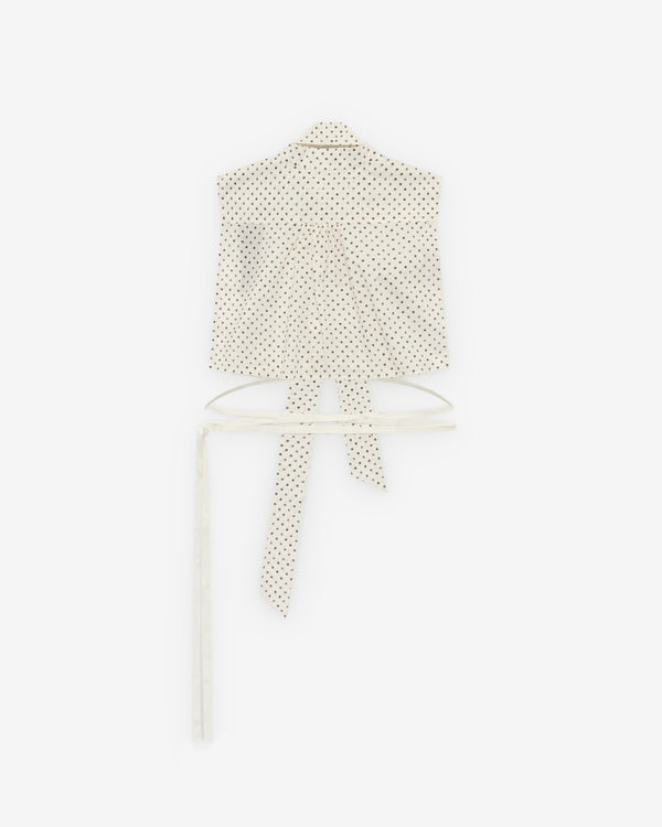 Ann Demeulemeester - Women's Cyra Plastron With Detachable - (Natural White)