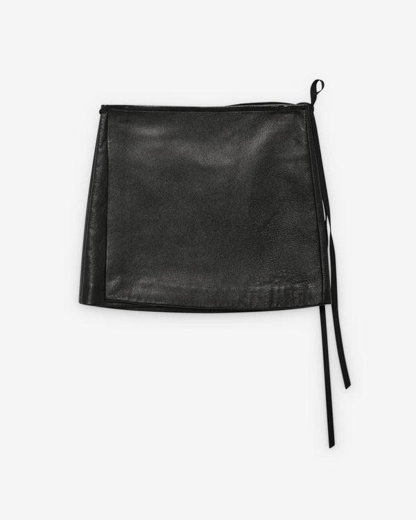 Ann Demeulemeester - Women's Jolien Mini Wrap Skirt - (Black)