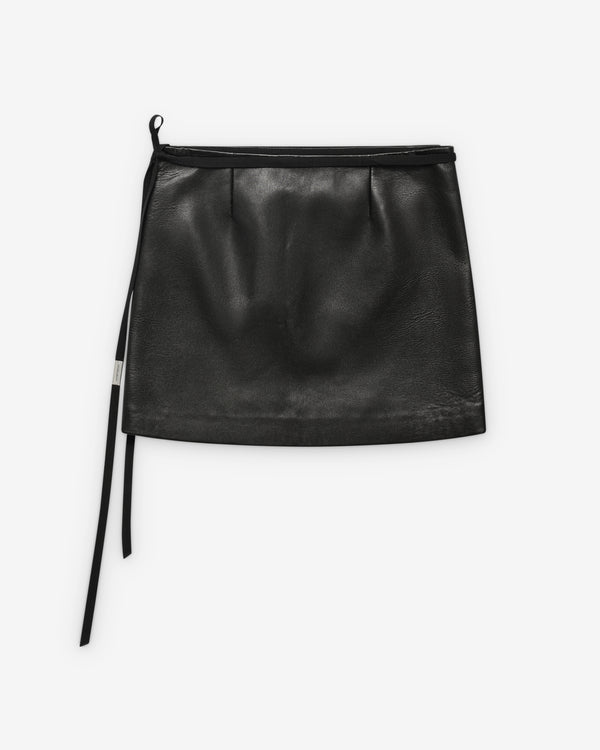 Ann Demeulemeester - Women's Jolien Mini Wrap Skirt - (Black)