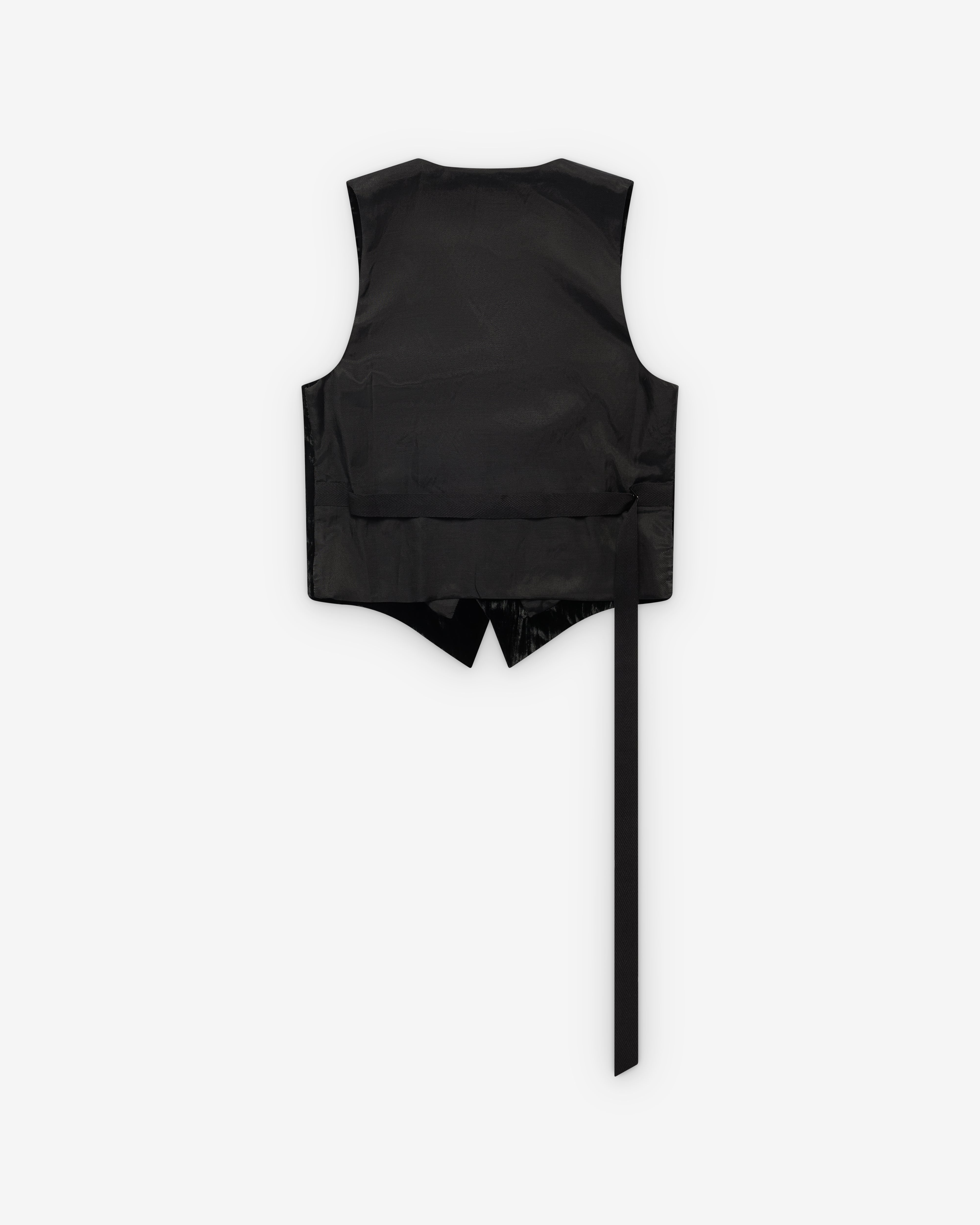 Ann Demeulemeester: Women's Stanse Classic Waistcoat (Black
