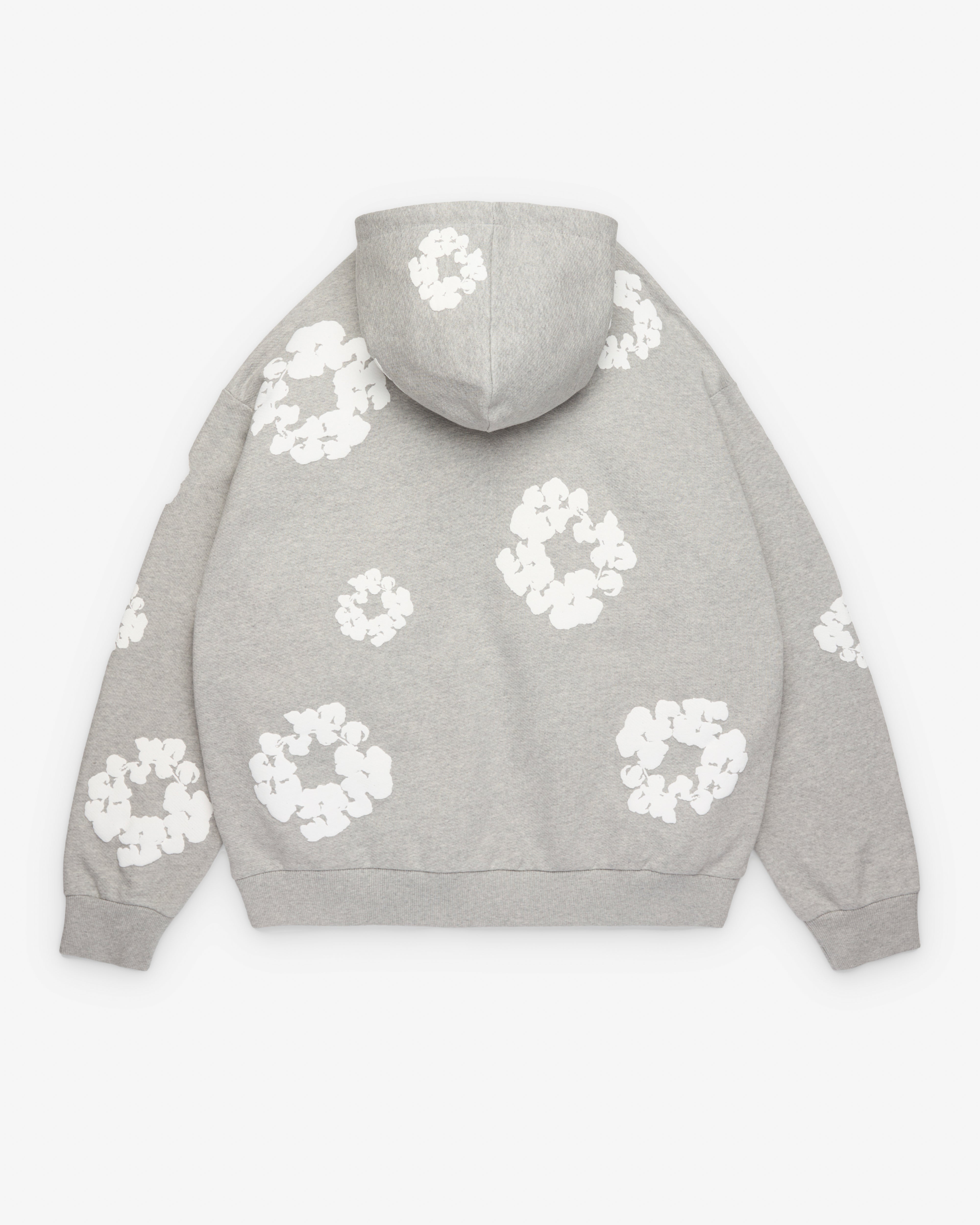 Denim Tears: Men's Cotton Wreath Hoodie (Grey) | Dover Street