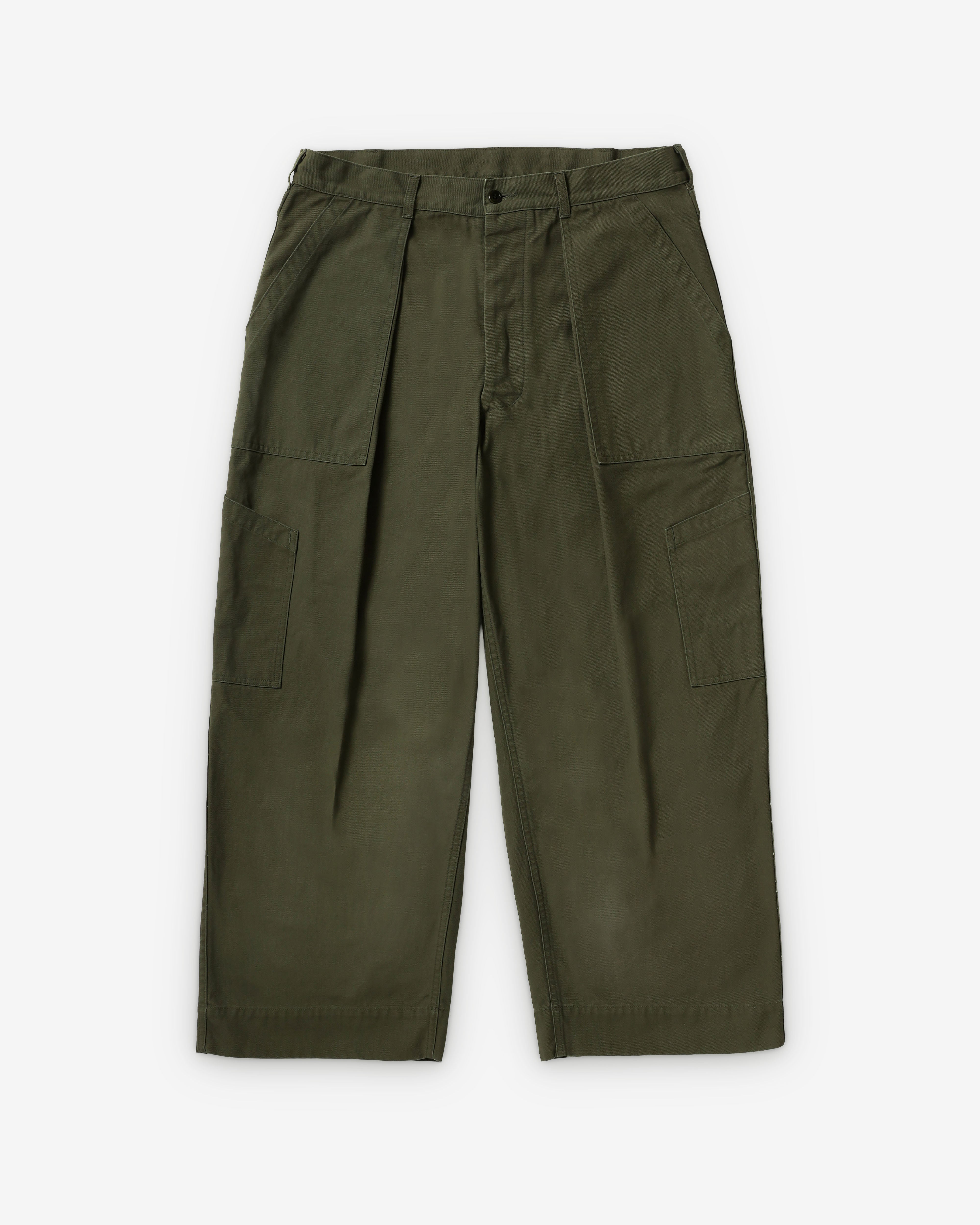 A.Presse: Men's USAF Hemmed Bottoms (Olive) | Dover Street Market