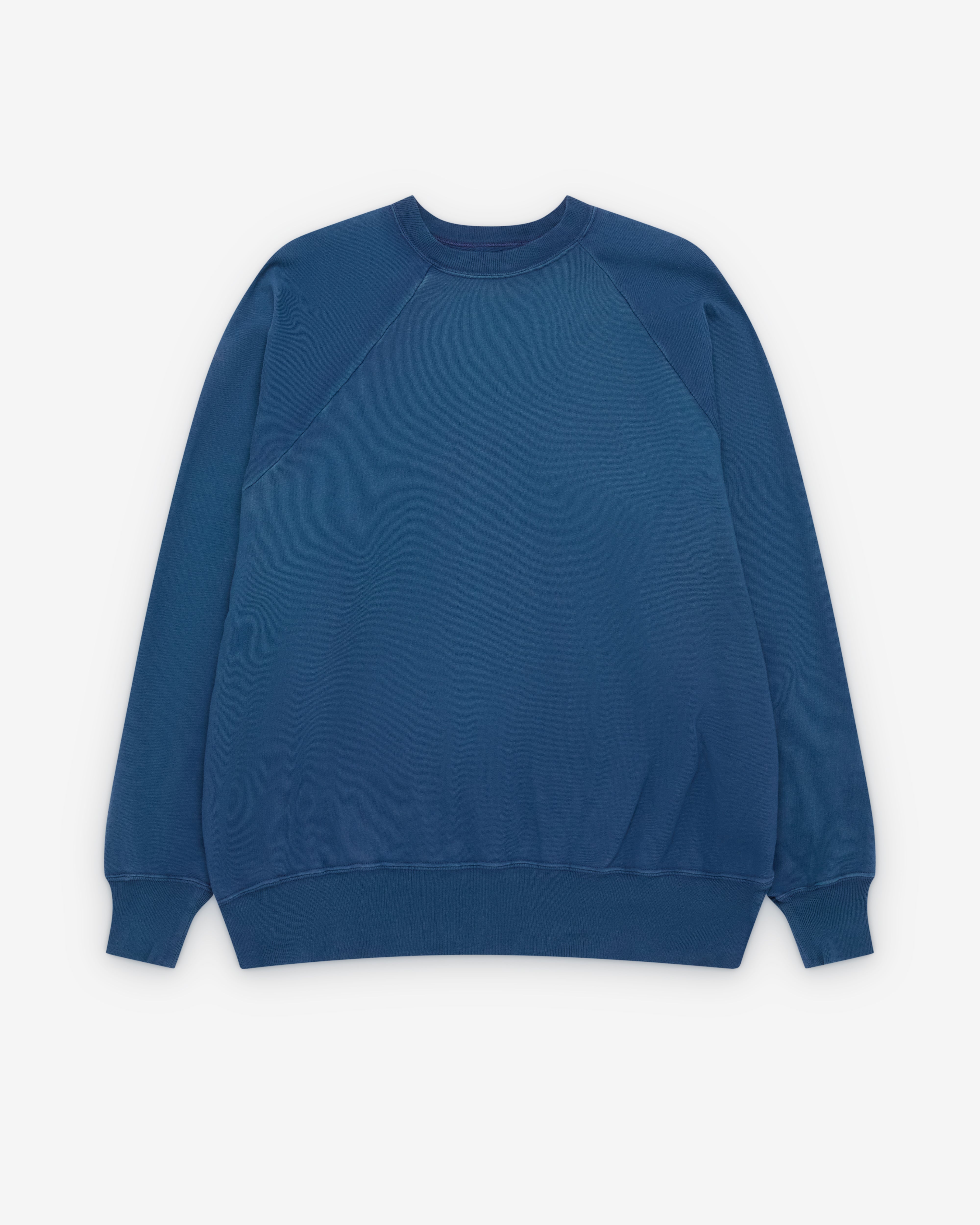 A.Presse: Men's Vintage Light Weight Sweatshirt (Blue) | Dover