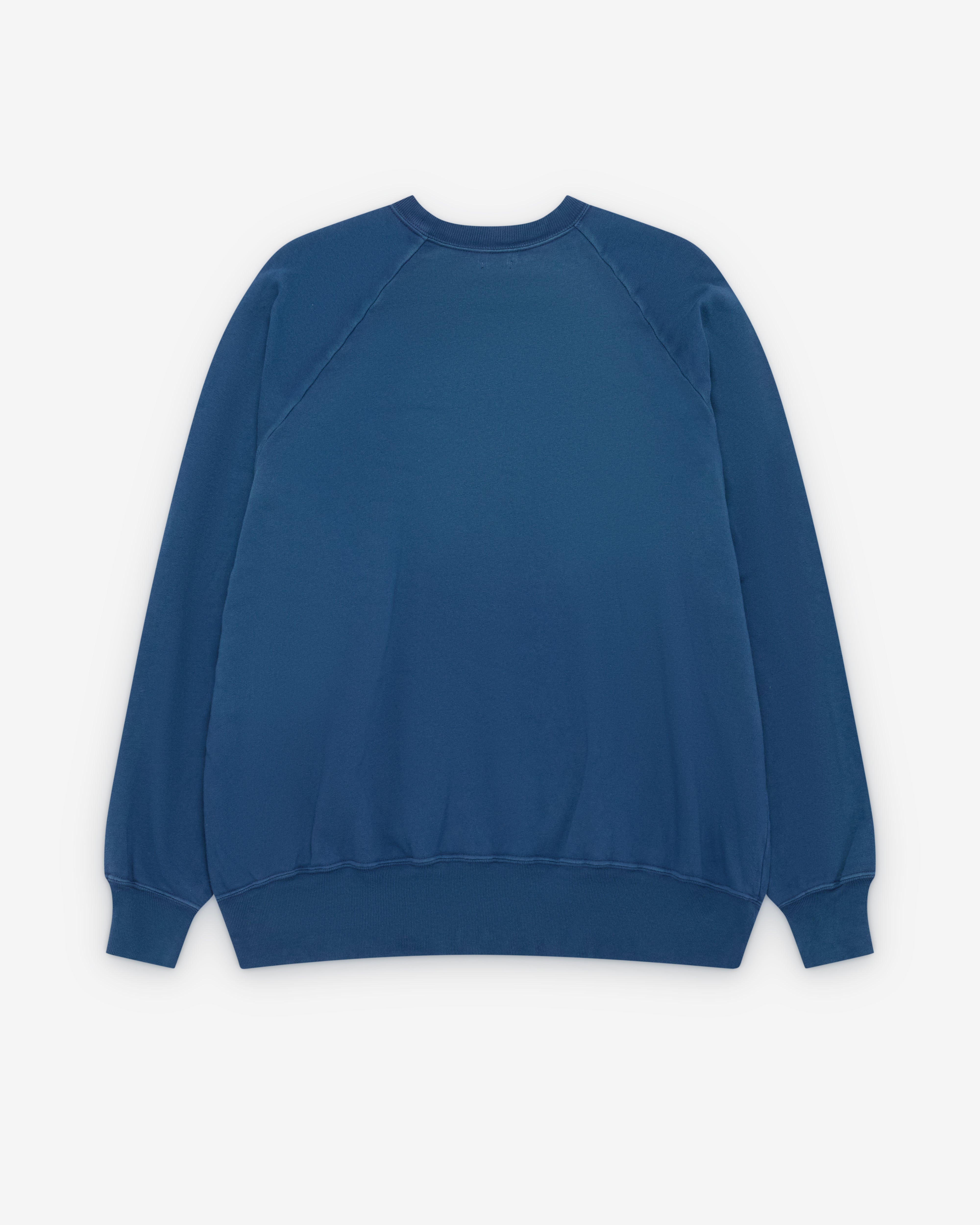 A.Presse: Men's Vintage Light Weight Sweatshirt (Blue) | Dover