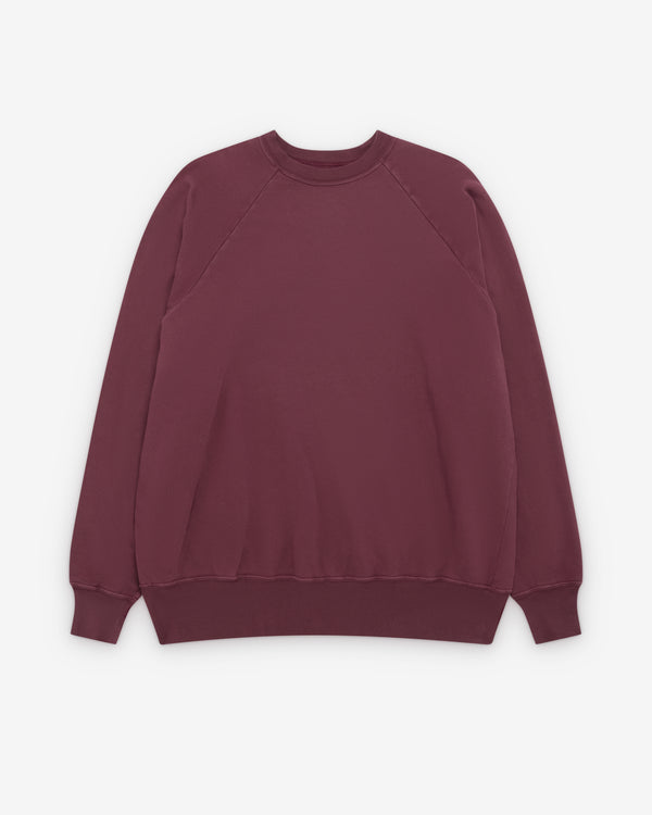 A.Presse - Men's Vintage Light Weight Sweatshirt - (Burgandy)