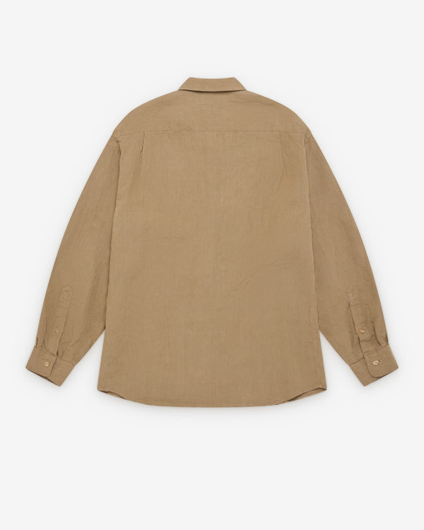 A.Presse - Men's Regular Collar Shirt - (Beige)