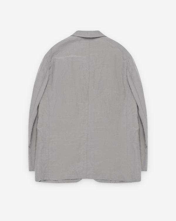 A.Presse - Men's Silk Linen Jacket - (Grey)