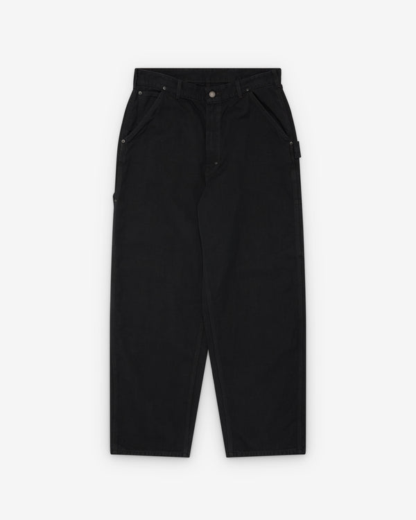 A.Presse - Men's Vintage Silk Hemp Painter Pant - (Black)