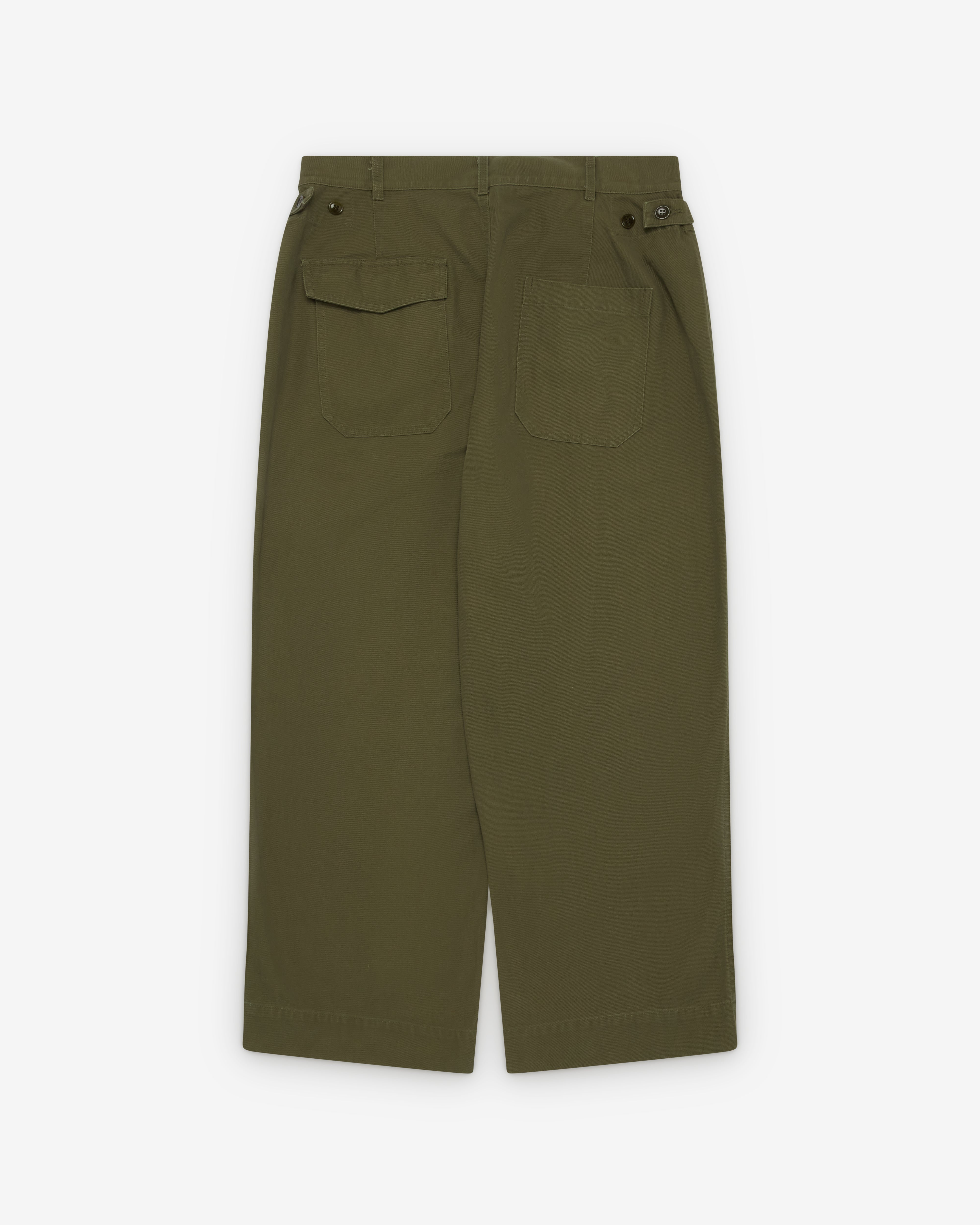 A.Presse: Men's USAF Hemmed Bottoms (Olive) | Dover Street Market