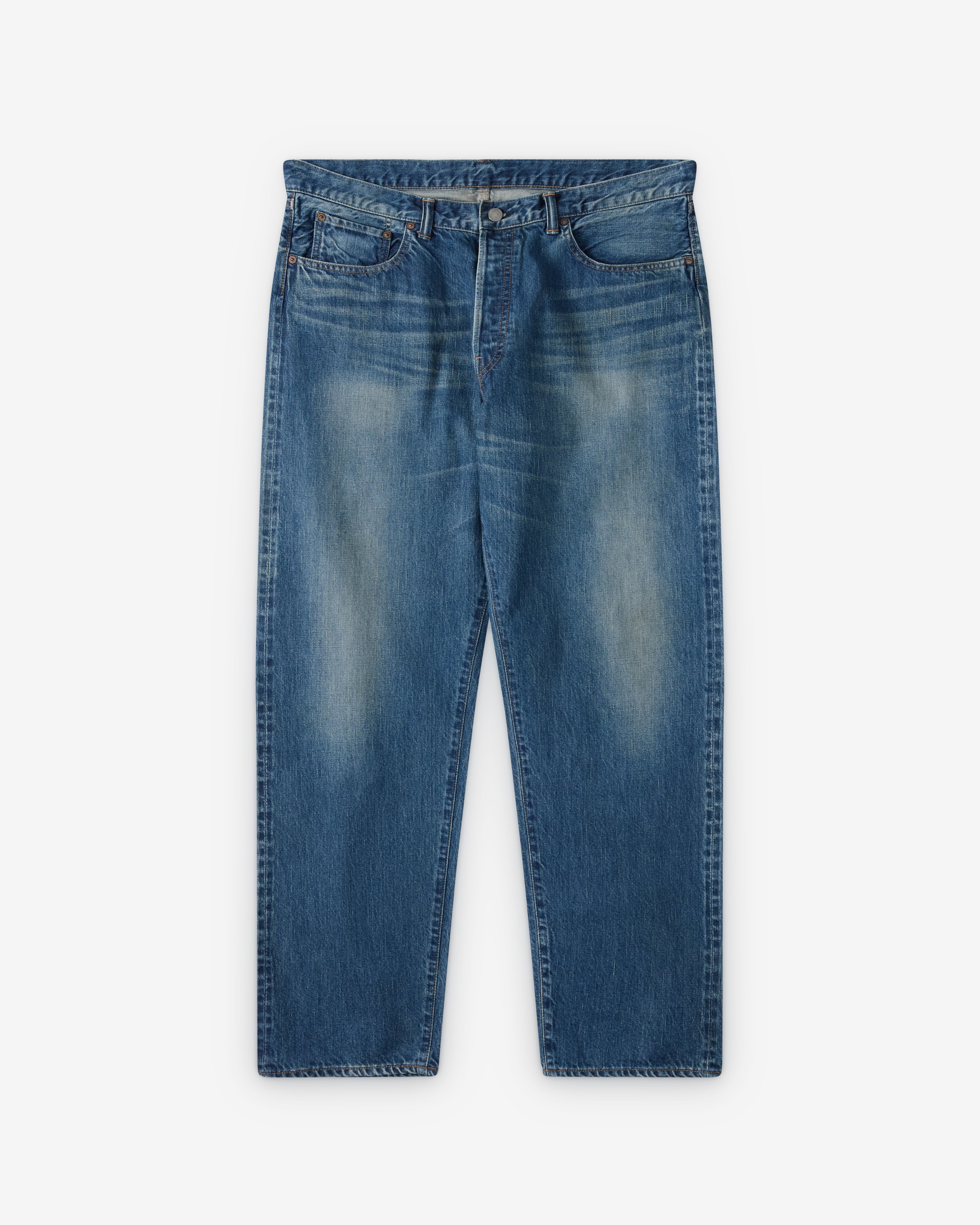 A.Presse: Men's Washed Denim Pants (Bleach) | Dover Street Market