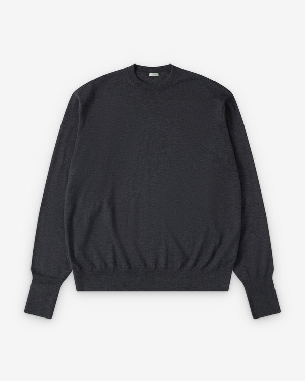 A.Presse - Men's Cashmere Crew Neck - (Charcoal)