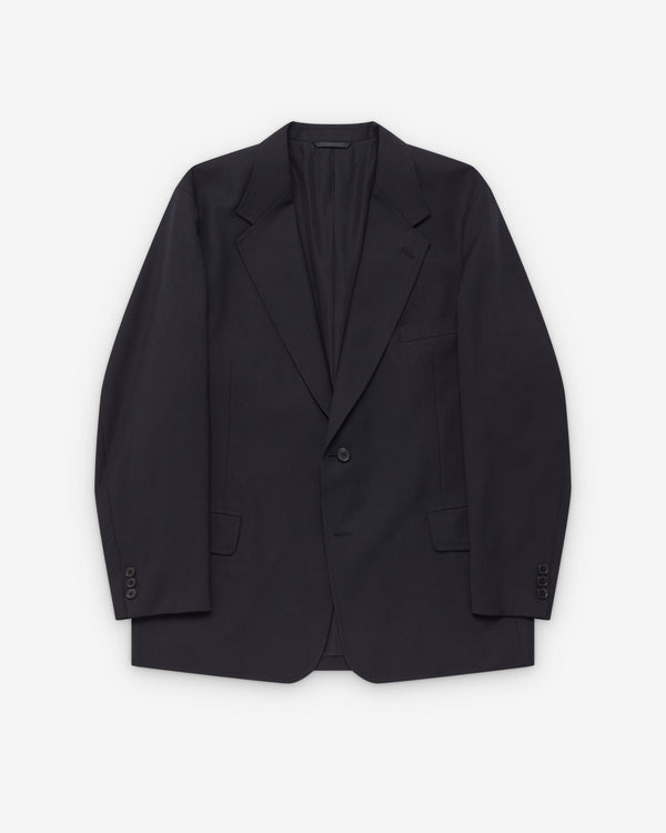 A.Presse - Men's Slub Wool Jacket - (Navy)
