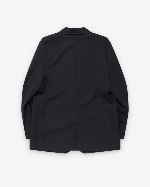 A.Presse - Men's Slub Wool Jacket - (Navy)