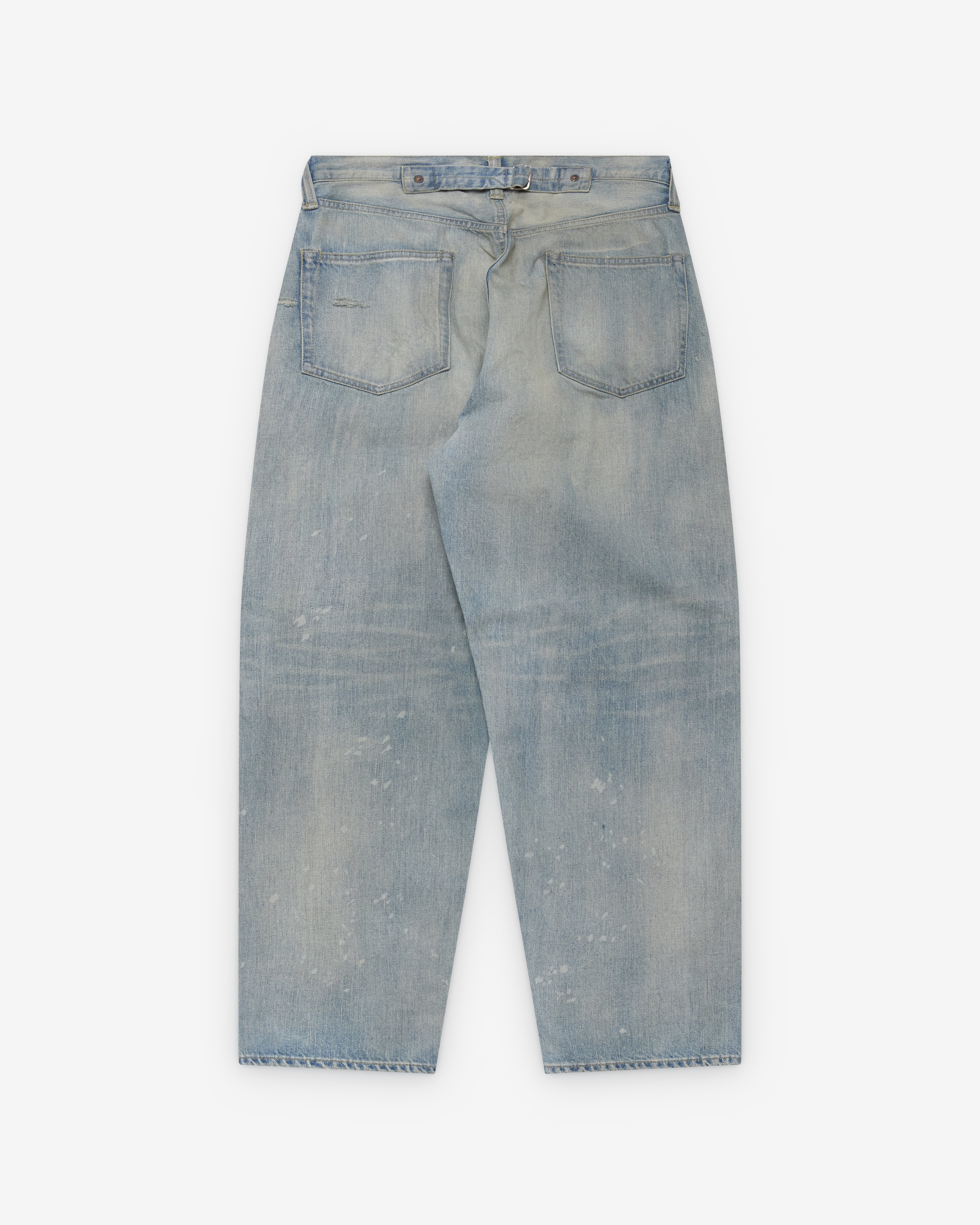 A.Presse: Men's No.37 Washed Denim Pants (Bleach) | Dover Street
