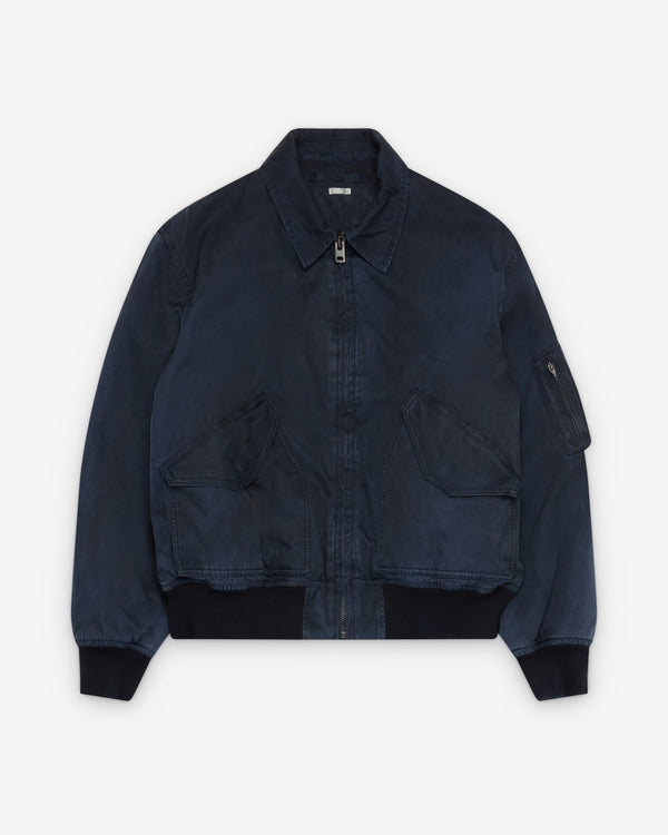 A.Presse - Men's Vintage Silk Cwu-45 Flight Jacket - (Navy)