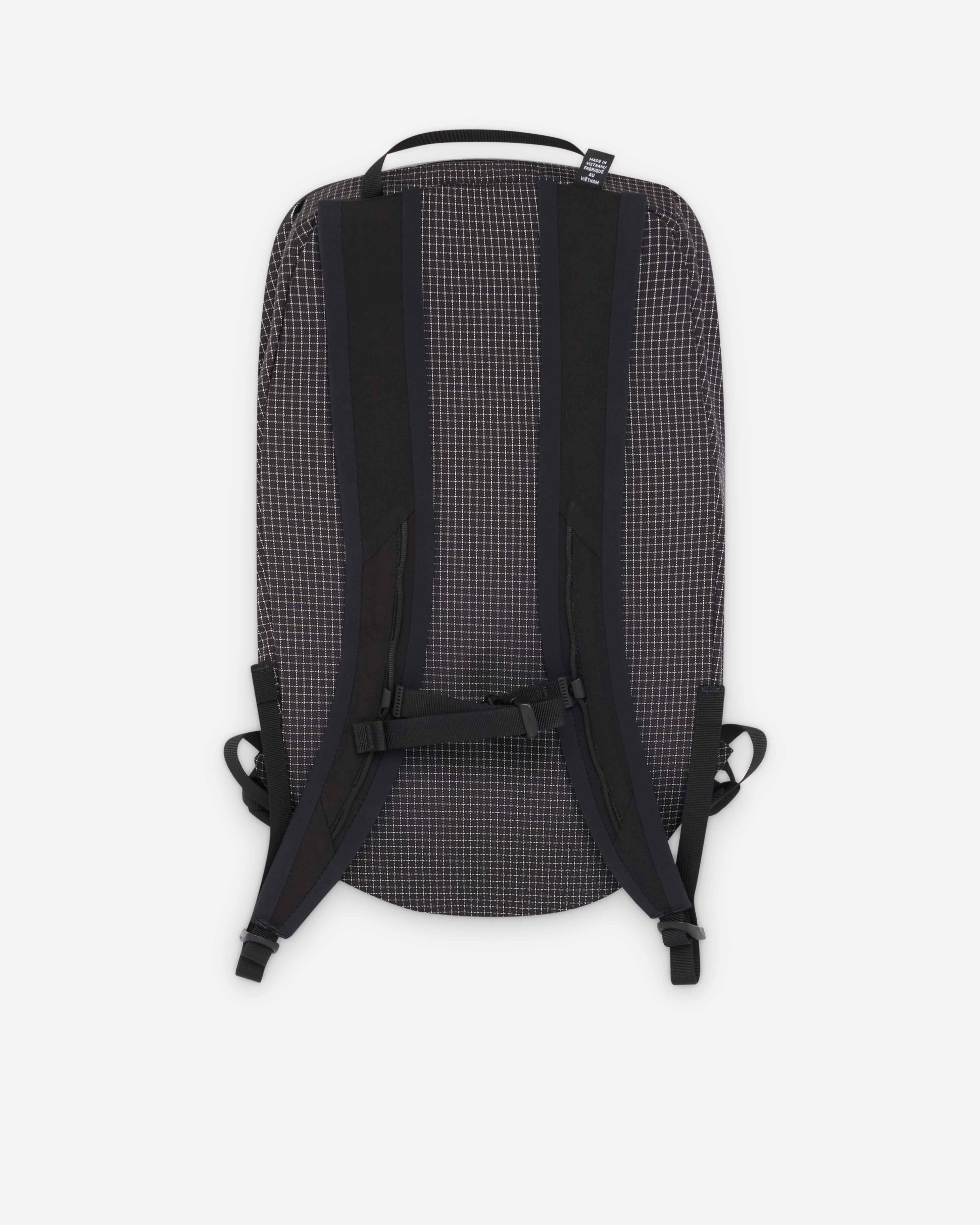 Arc'teryx: Men's Konseal 15 Backpack (Black/Grid) | Dover Street