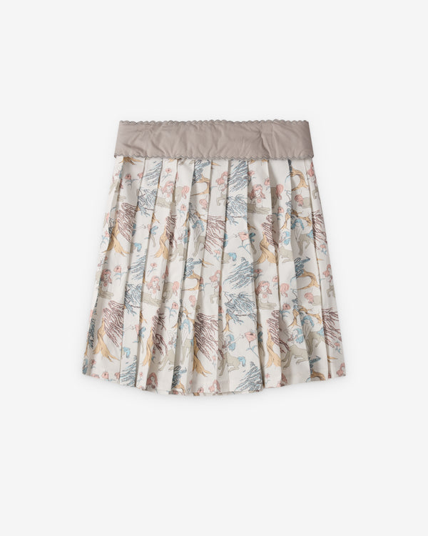 Ashley Williams - Women's Pleated Belt Skirt - (Centaur)