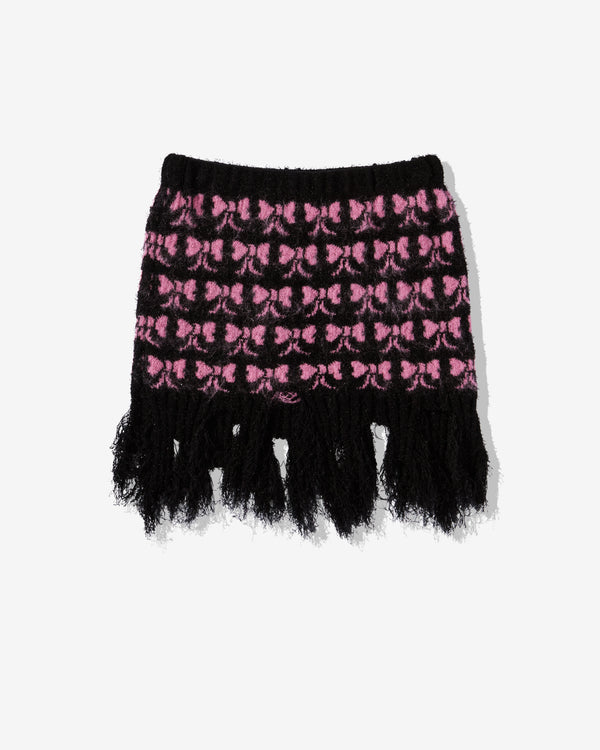 Ashley Williams - Women's Bow Reaper Mini Skirt - (Black/Pink)
