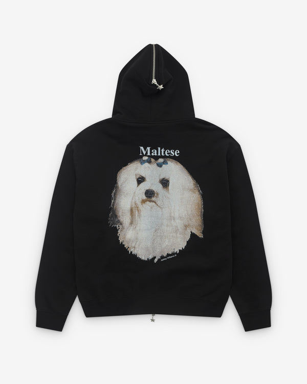 Ashley Williams - Women’s Maltese Butterfly Hoodie - (Black)