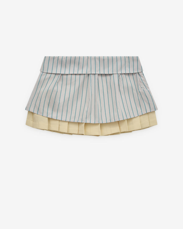 Ashley Williams - Women’s Collar Mini Skort - (Stripe)