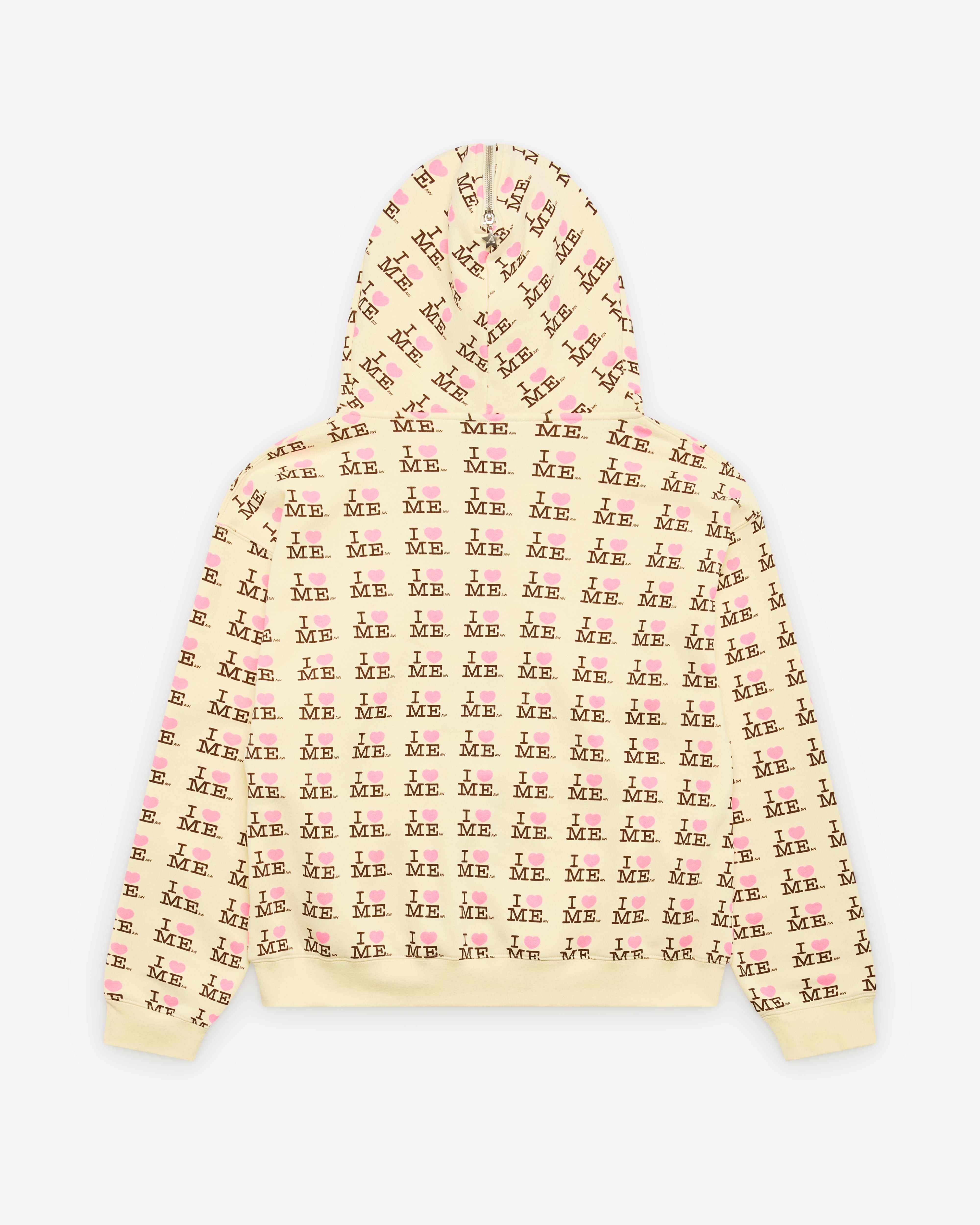 Ashley Williams: Women's I Heart Me Butterfly Hoodie (Yellow