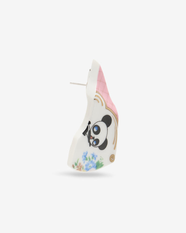Ashley Williams - Women's Smashed Plate Stud Ear - (Multi)