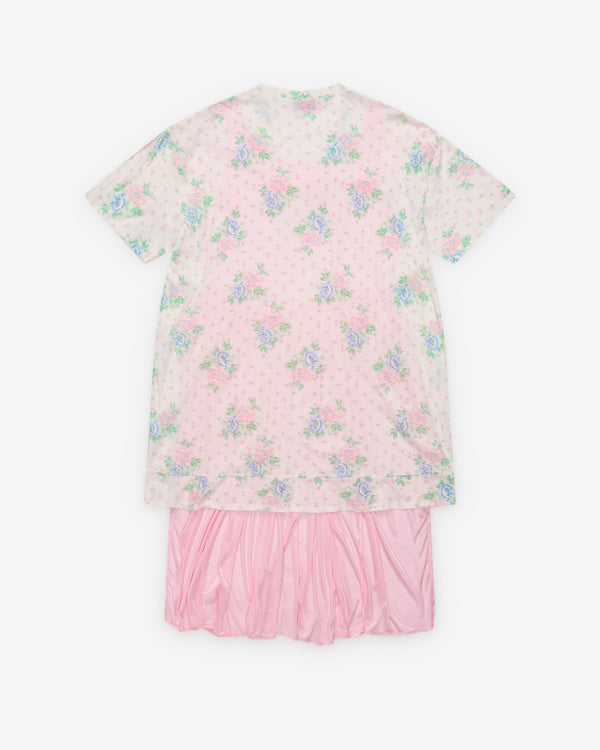 Ashley Williams - Women's T-Shirt Gown - (Floral)