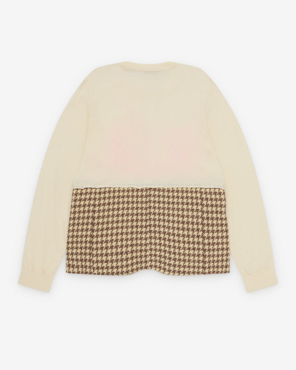 Ashley Williams - Women's Knit Skull Cardigan - (Cream)