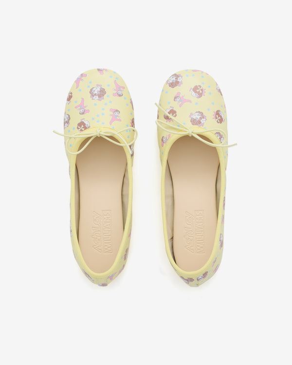 Ashley Williams - Women’s Melody Flats - (Baby Yellow)