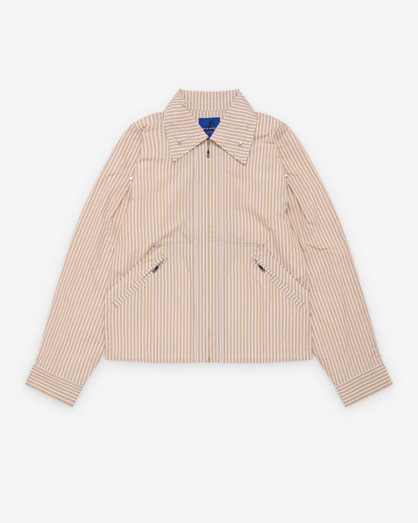 Asics - Novalis Mirbelioids Jacket - (Brown Stripe)