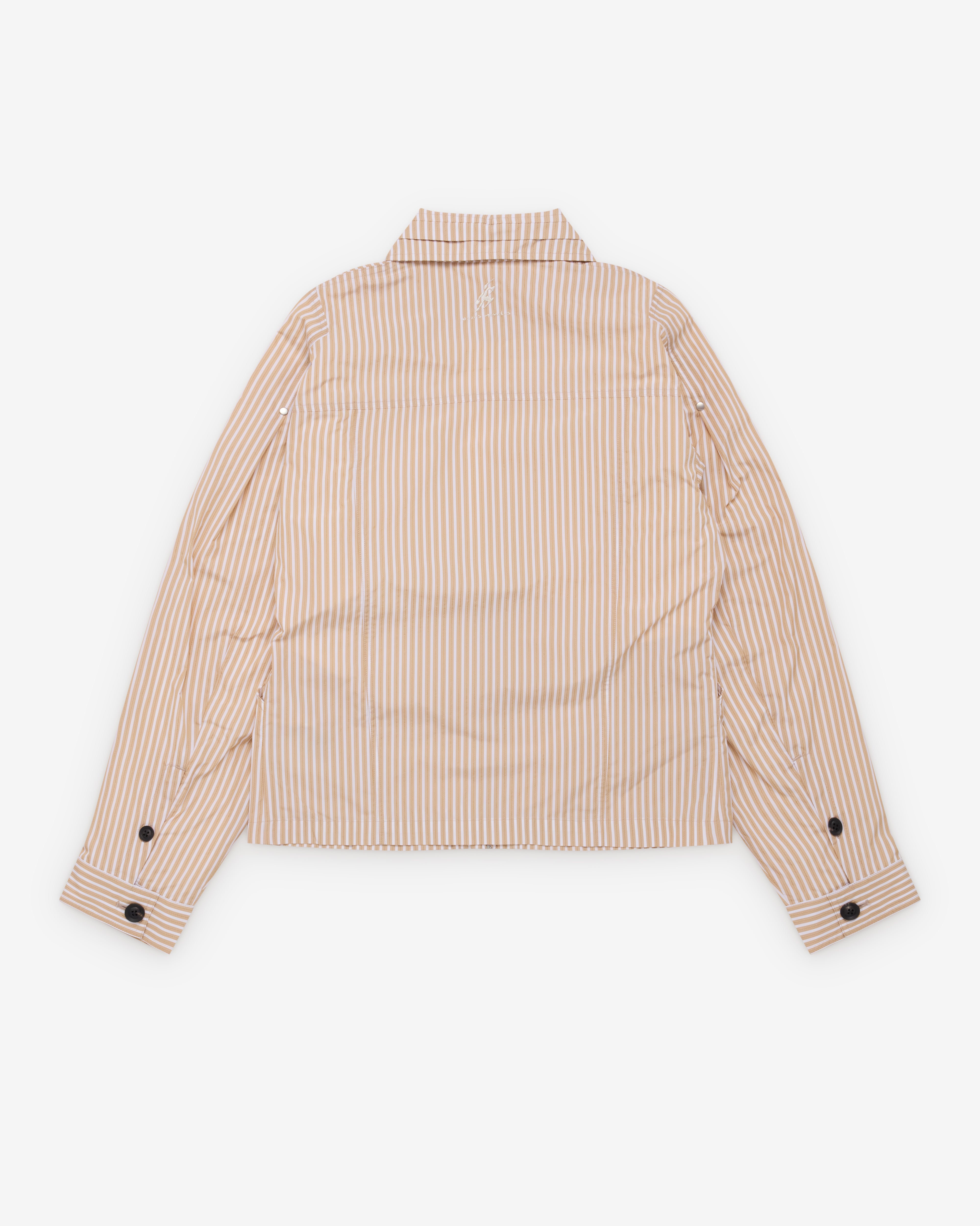 Asics: Novalis Mirbelioids Jacket (Brown Stripe) | Dover Street