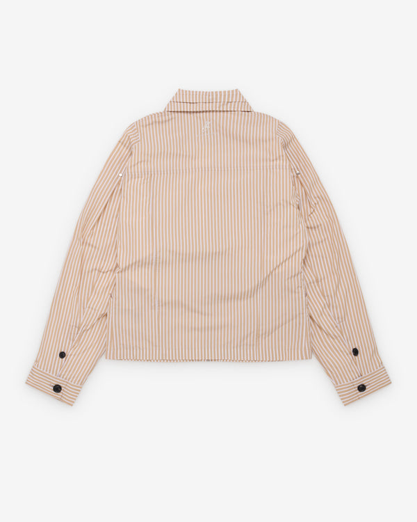 Asics - Novalis Mirbelioids Jacket - (Brown Stripe)