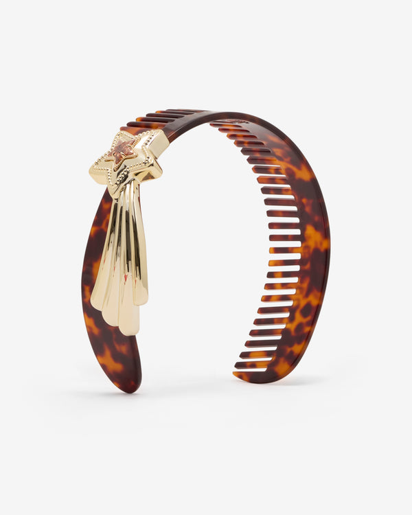 Ashley Williams - Women's Shooting Star Comb Headband - (Tortoise)