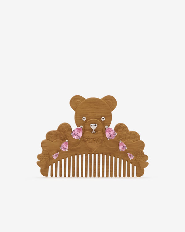 Ashley Williams - Women's Crying Bear Comb Hair Clip - (Wood)