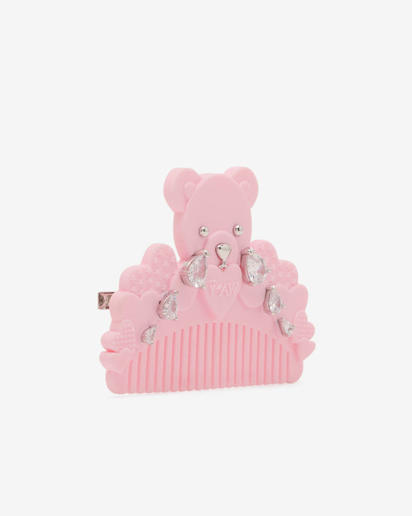 Ashley Williams - Women's Crying Bear Comb Hair Clip - (Pink)
