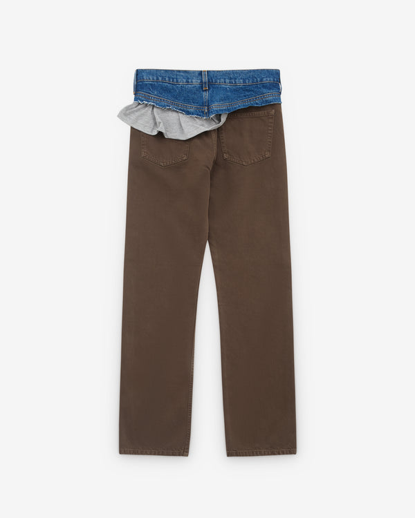 August Barron - Women's Double Jeans - (Brown/Black)
