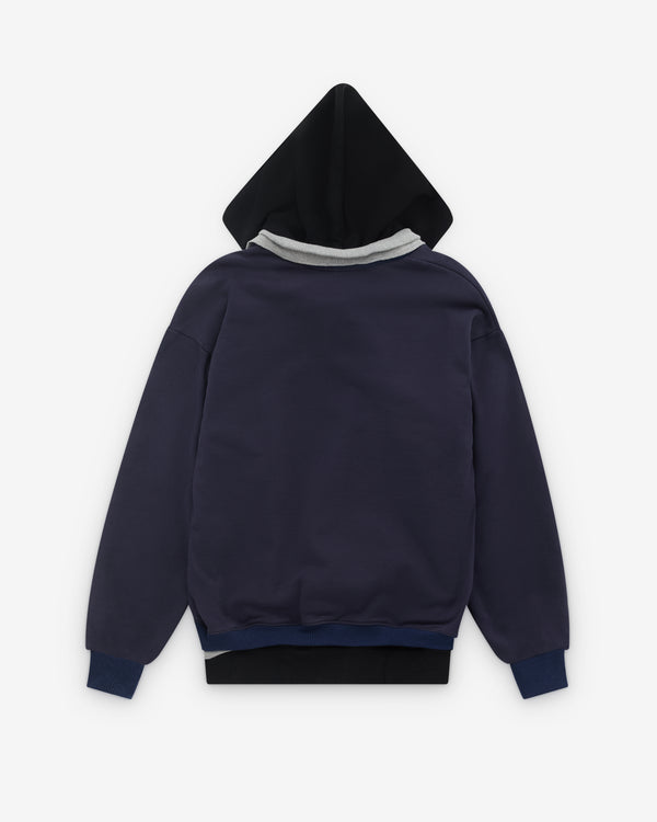 August Barron - Women's Triple Hoodie - (Navy/Black)