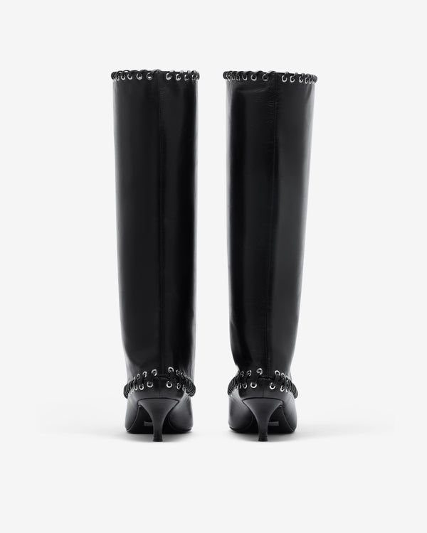 August Barron - Women's Level Boot Thigh High - (Black)