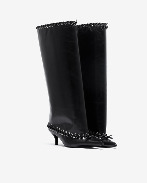 August Barron - Women's Level Boot Thigh High - (Black)
