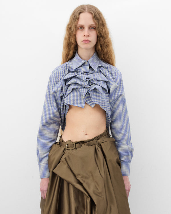 August Barron - Women's Lifted Shirt - (Blue/White)