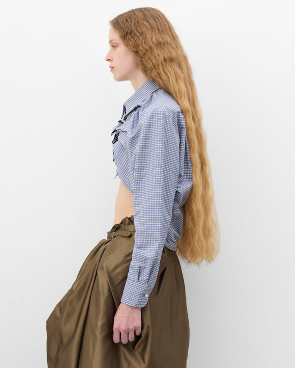 August Barron - Women's Lifted Shirt - (Blue/White)