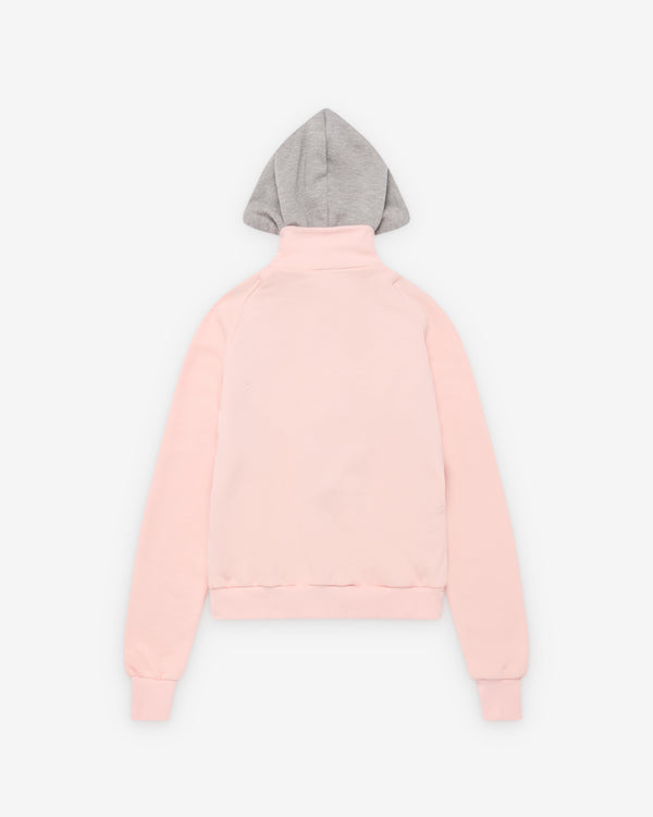 August Barron - Women's Double Hoodie - (Pink/Grey)