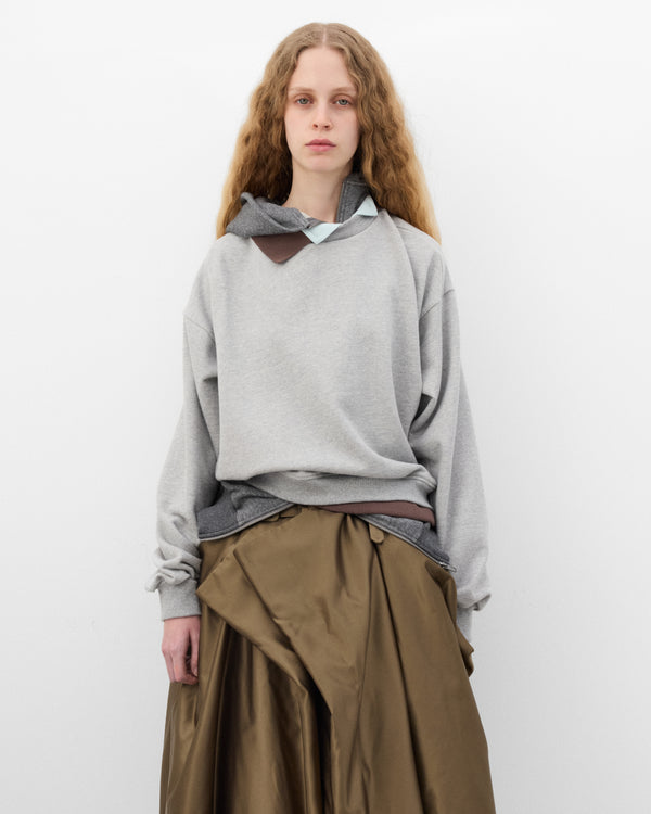 August Barron - Women's Triple Hoodie - (Grey/Brown)