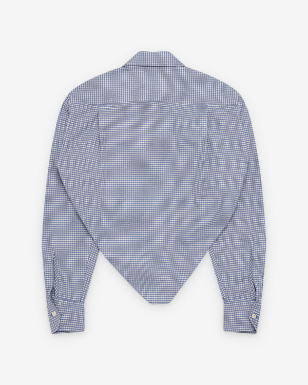 August Barron - Women's Lifted Shirt - (Blue/White)