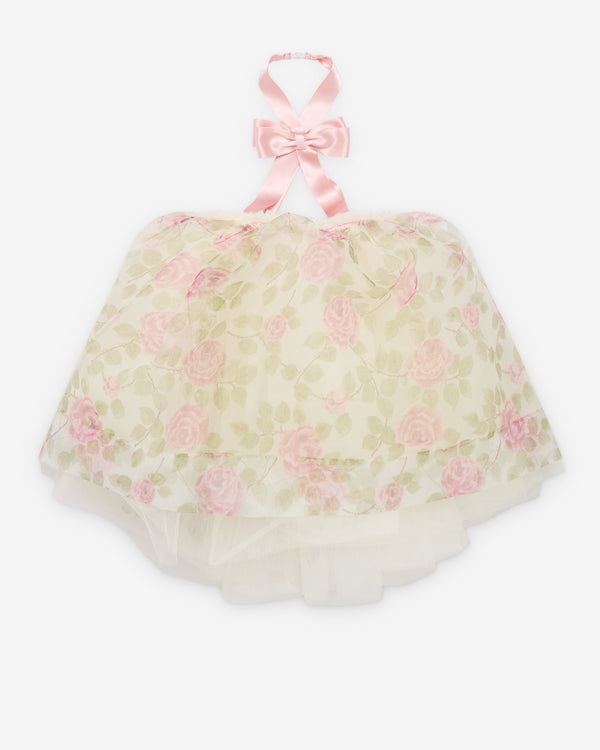 August Barron - Women's Harness Floral Skirt - (Rose)