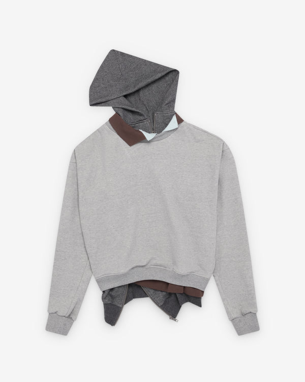 August Barron - Women's Triple Hoodie - (Grey/Brown)